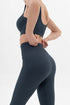 Basic Ribbed Top Deep Blue